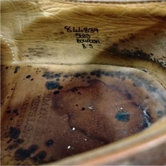 FULL RESOLE Tricker's Bourton Country Shoe - Caramel Kudu England UK 8 / US 9.5 - Picture 12 of 13